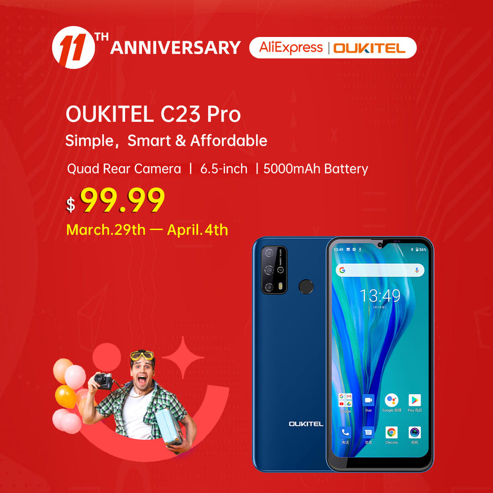 Oukitel C23 PRO Debut Sale & Aliexpress Discount Promotion