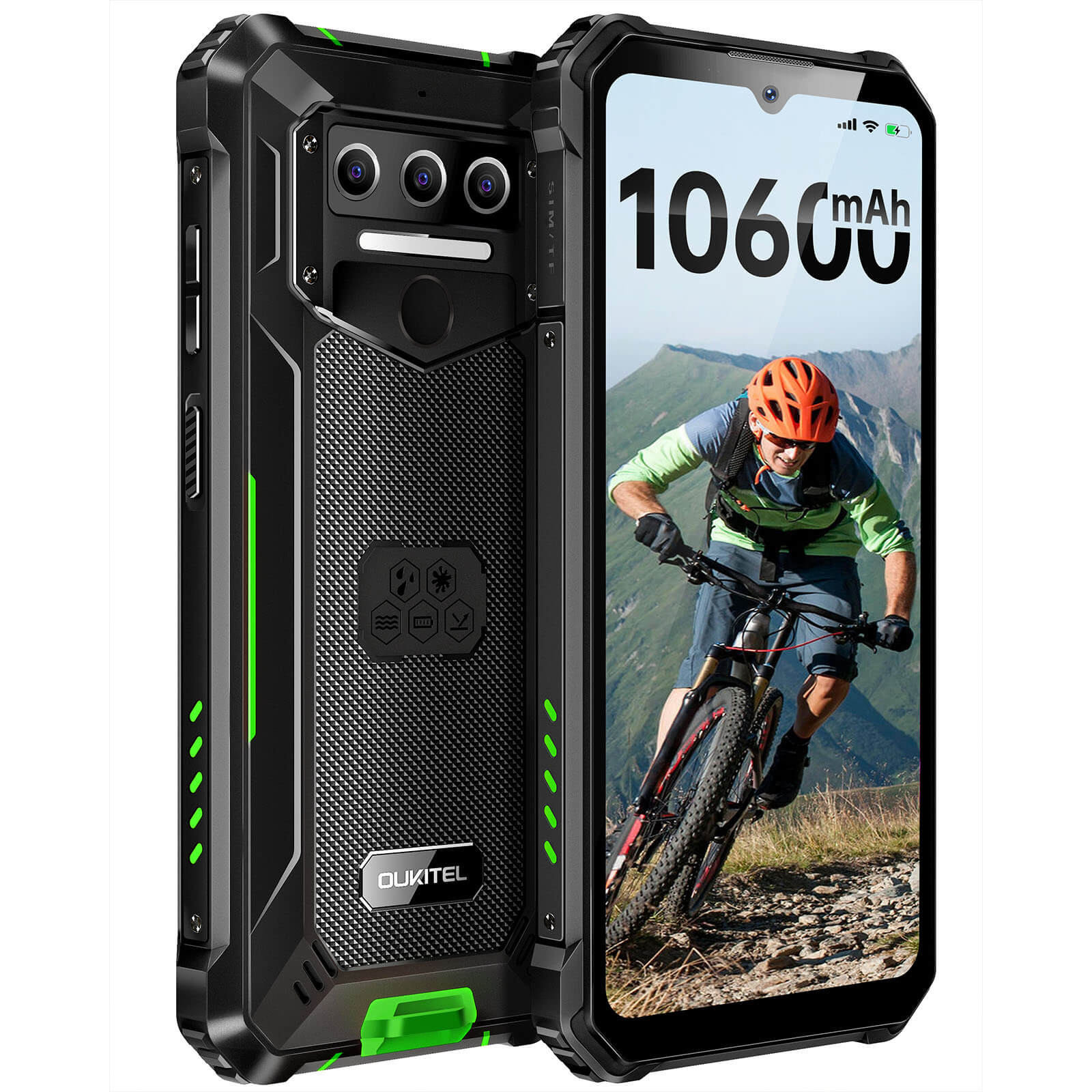 Oukitel WP23 4G Rugged Phone 6.52-inch 10600mAh Big Battery 13MP